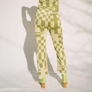 Paloma Wool Puerto Pants - Green & Cream
